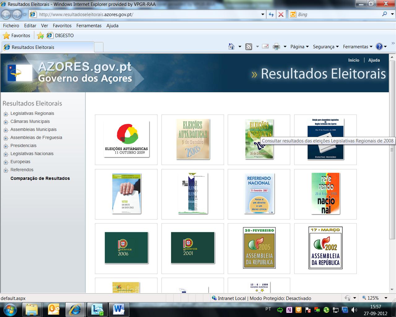 Resultados Eleitorais